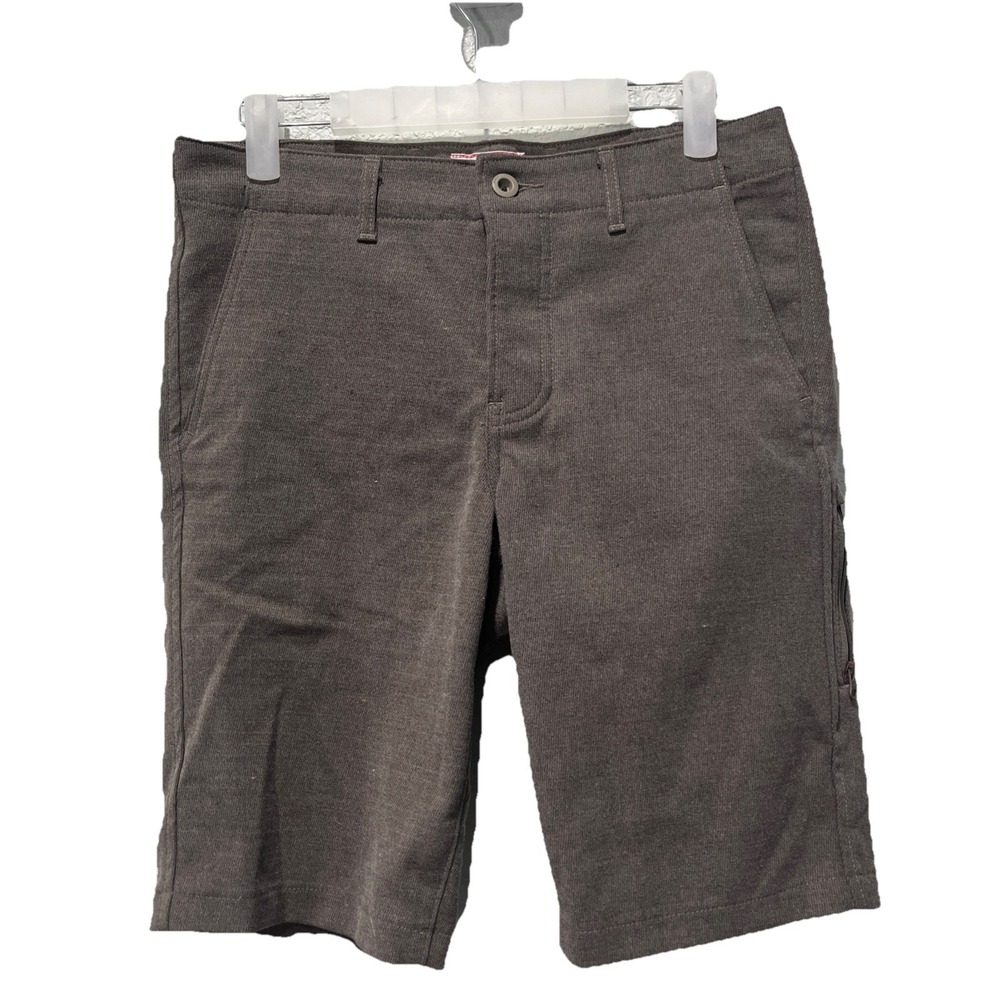 Giro Sport Design Shorts Mens 30 Grey Slim Fit Cycling Commuter Side Zip Pocket